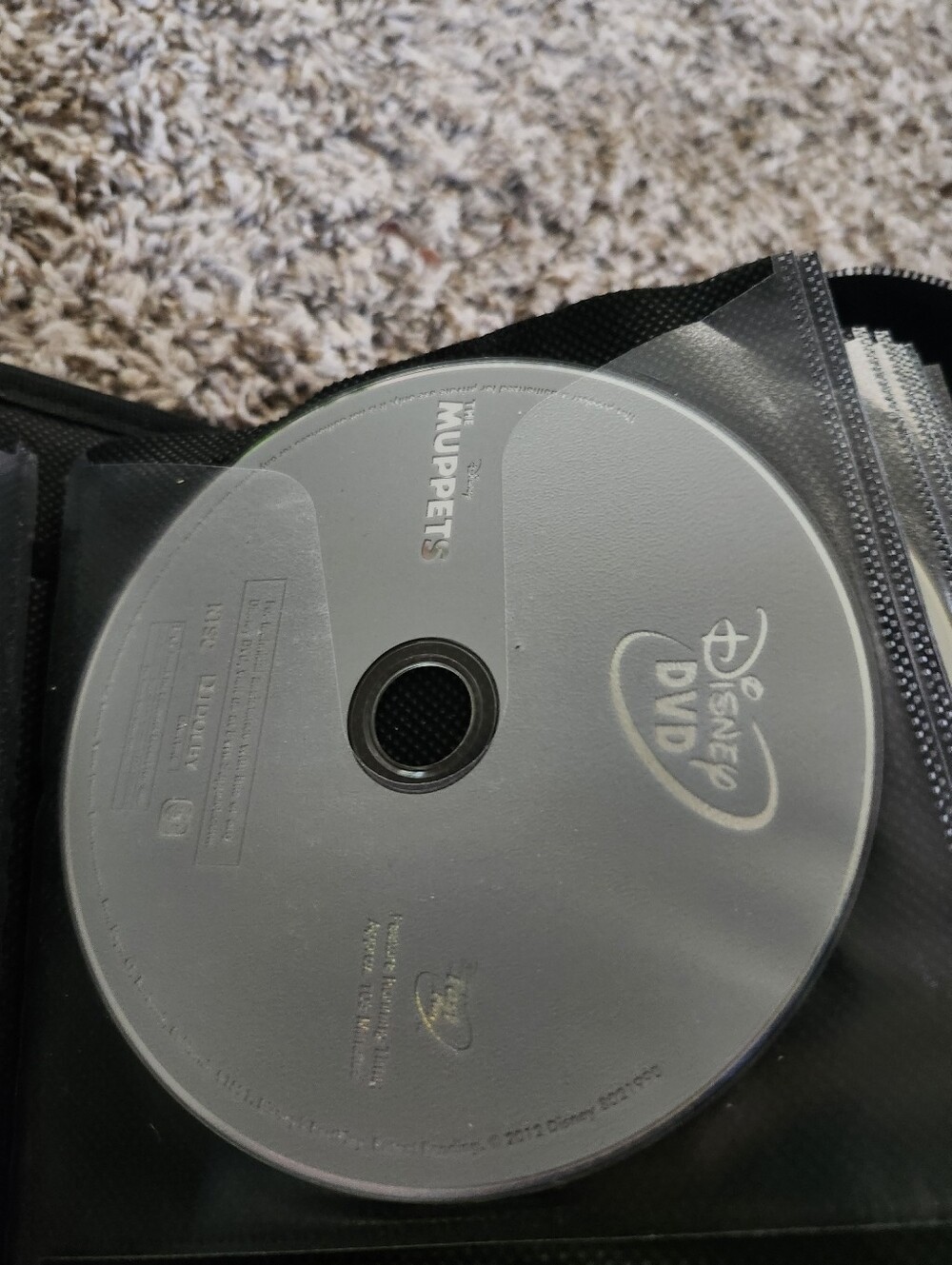 Disney Silver The Muppets DVD Disc